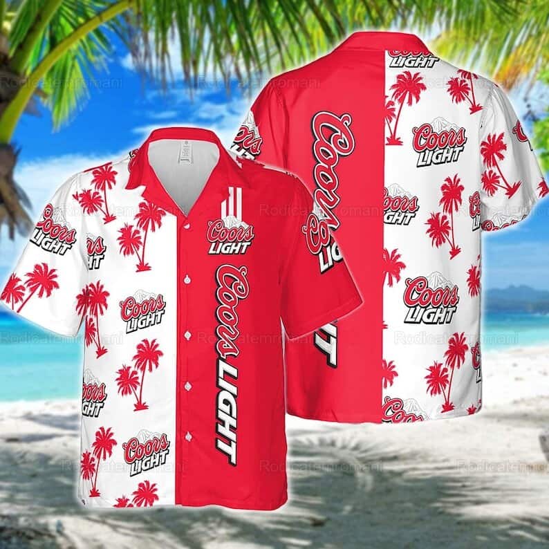 Summer Aloha Coors Light Beer Hawaiian Shirt Beach Gift For Friend