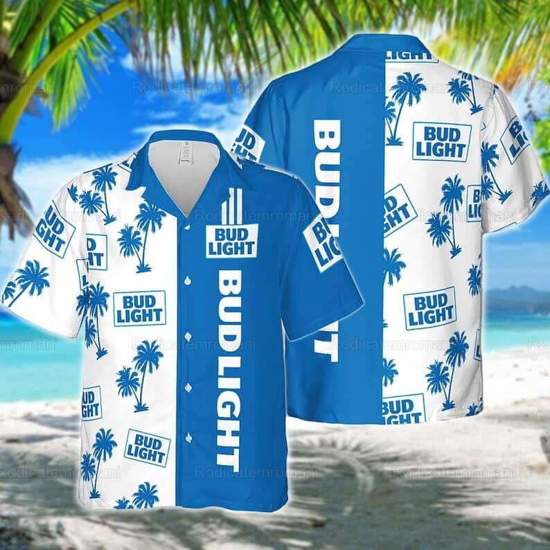 Summer Aloha Bud Light Beer Hawaiian Shirt Beach Gift For Friend