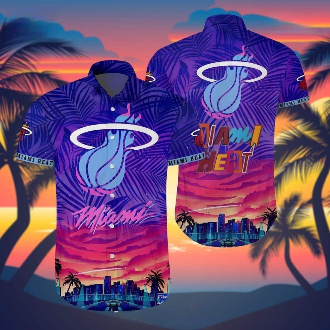 Summer Aloha NBA Miami Heat Hawaiian Shirt For Summer Lovers