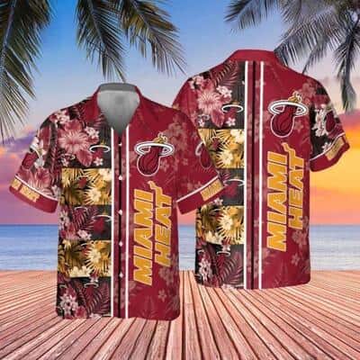 Summer Aloha NBA Miami Heat Hawaiian Shirt Gift For Beach Trip Summer Aloha NBA Miami Heat Hawaiian Shirt Gift For Beach Trip