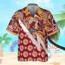 Aloha Miami Heat Hawaiian Shirt Tropical And Basketball Pattern Summer Gift