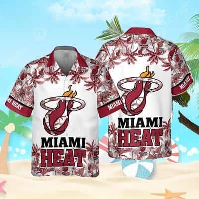NBA Miami Heat Hawaiian Shirt Beach Gift For Him NBA Miami Heat Hawaiian Shirt Beach Gift For Him