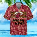 Red Aloha NBA Miami Heat Hawaiian Shirt Hibiscus Flower Pattern Beach Gift Red Aloha NBA Miami Heat Hawaiian Shirt Hibiscus Flower Pattern Beach Gift