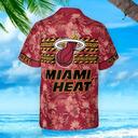 Red Aloha NBA Miami Heat Hawaiian Shirt Hibiscus Flower Pattern Beach Gift Red Aloha NBA Miami Heat Hawaiian Shirt Hibiscus Flower Pattern Beach Gift