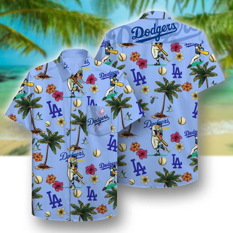 Beach Aloha MLB Los Angeles Dodgers Hawaiian Shirt Gift For Baseball Fans