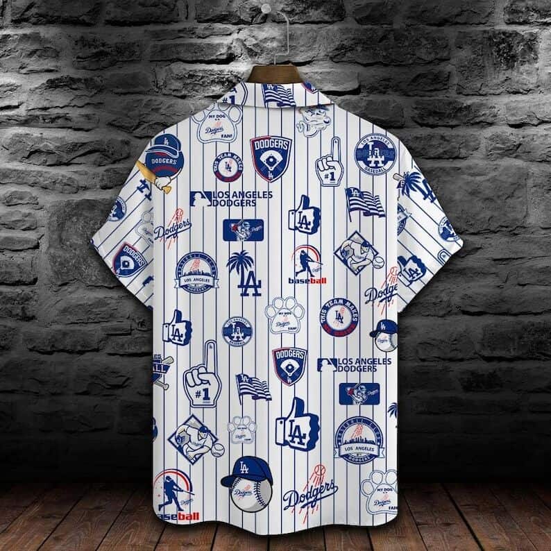 MLB Los Angeles Dodgers Hawaiian Shirt Baseball Pattern Best Beach Gift MLB Los Angeles Dodgers Hawaiian Shirt Baseball Pattern Best Beach Gift