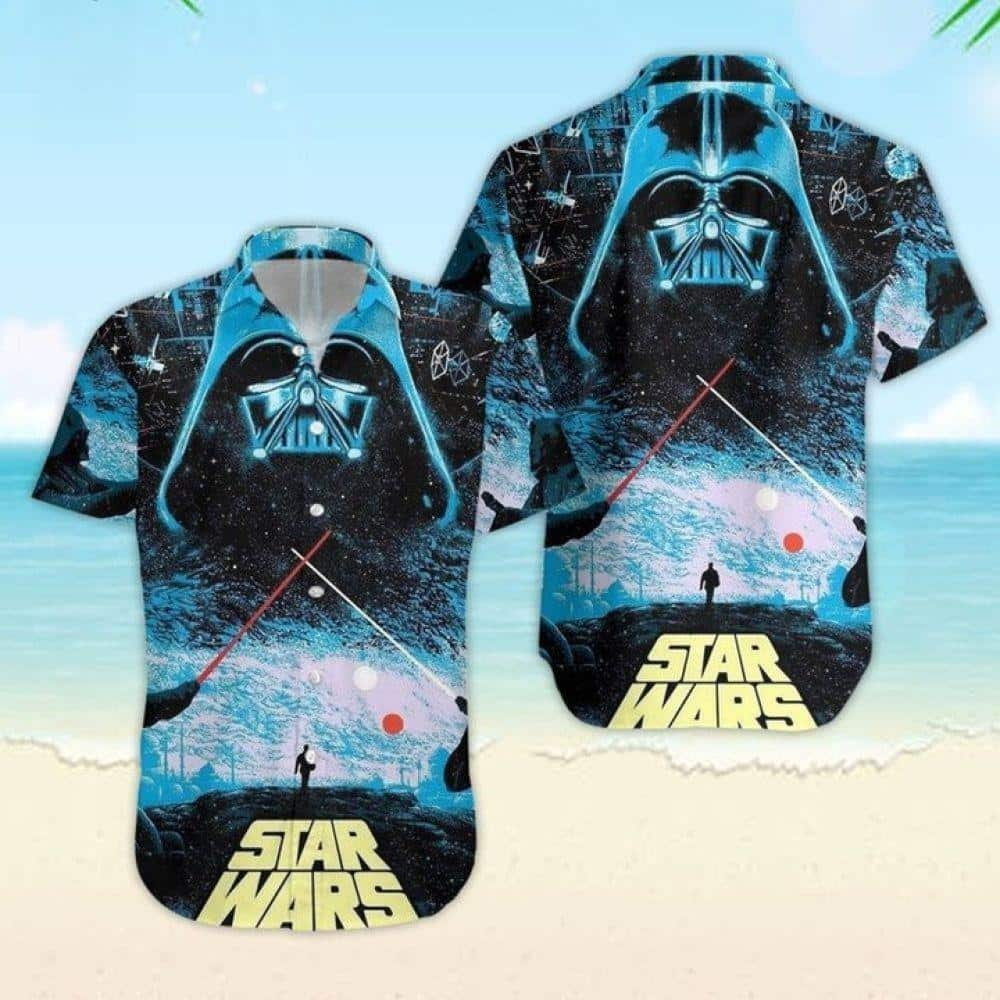 Darth Vader Star Wars Galaxy Hawaiian Shirt For Movie Lovers