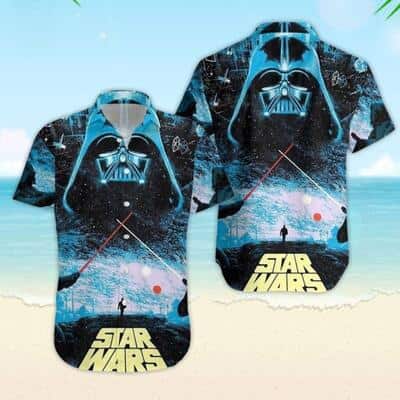 Darth Vader Star Wars Galaxy Hawaiian Shirt For Movie Lovers