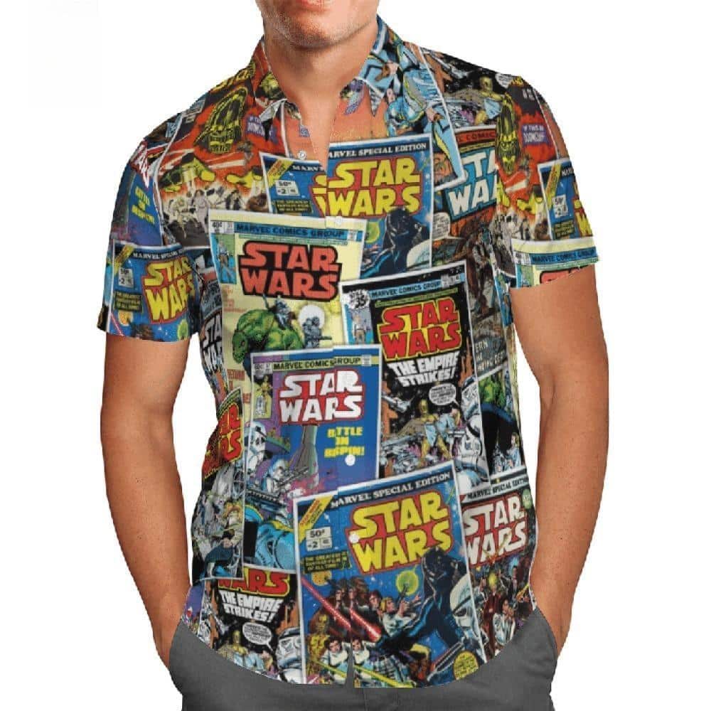 Magazine Star Wars Hawaiian Shirt Beach Gift For Movie Lovers