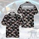 Black Aloha Baby Yoda Star Wars Hawaiian Shirt Gift For Movie Lovers