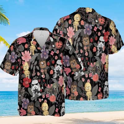 Trooper Star Wars Hawaiian Shirt Flower Pattern Summer Beach Gift