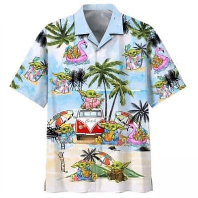 Summer Aloha Baby Yoda Star Wars Hawaiian Shirt Practical Beach Gift