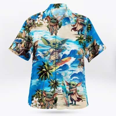 Yoda Star Wars Surfing Hawaiian Shirt Aloha Beach Gift For Him