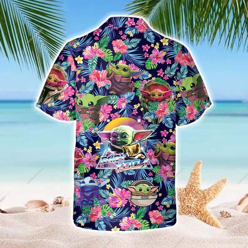 Aloha Vibes Baby Yoda Star Wars Hawaiian Shirt Gift For Beach Vacation
