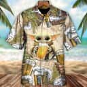Aloha Star Wars Baby Yoda And Wheat Beer Hawaiian Shirt Summer Beach Gift