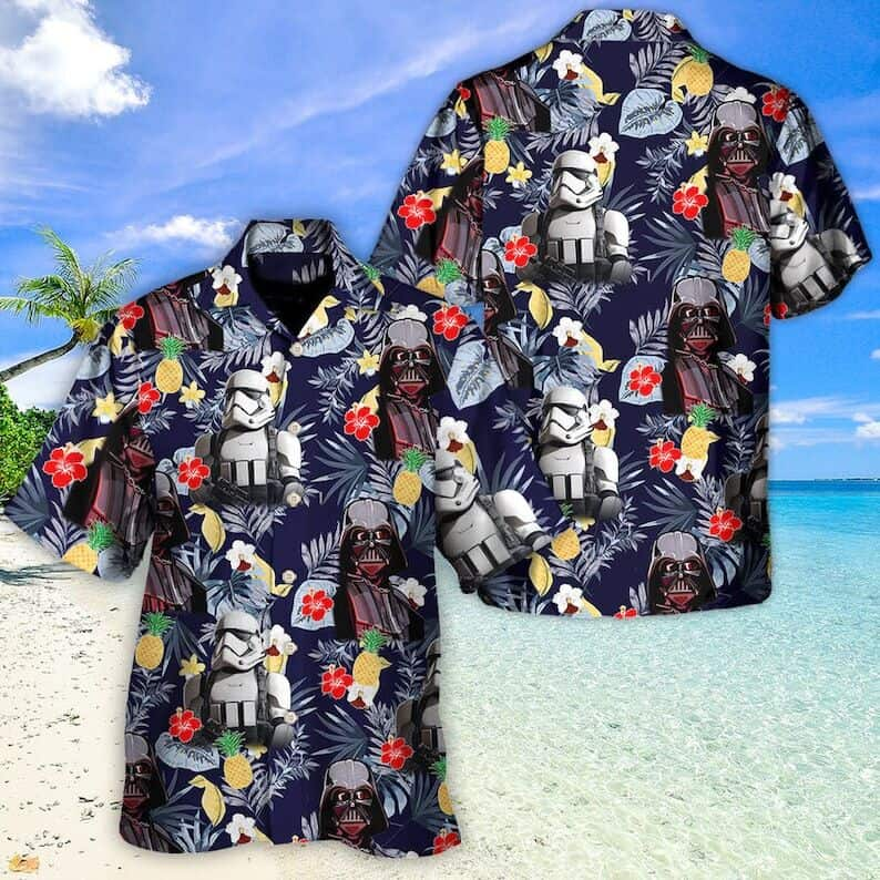 Summer Aloha Star Wars Darth Vader Stormtrooper Hawaiian Shirt