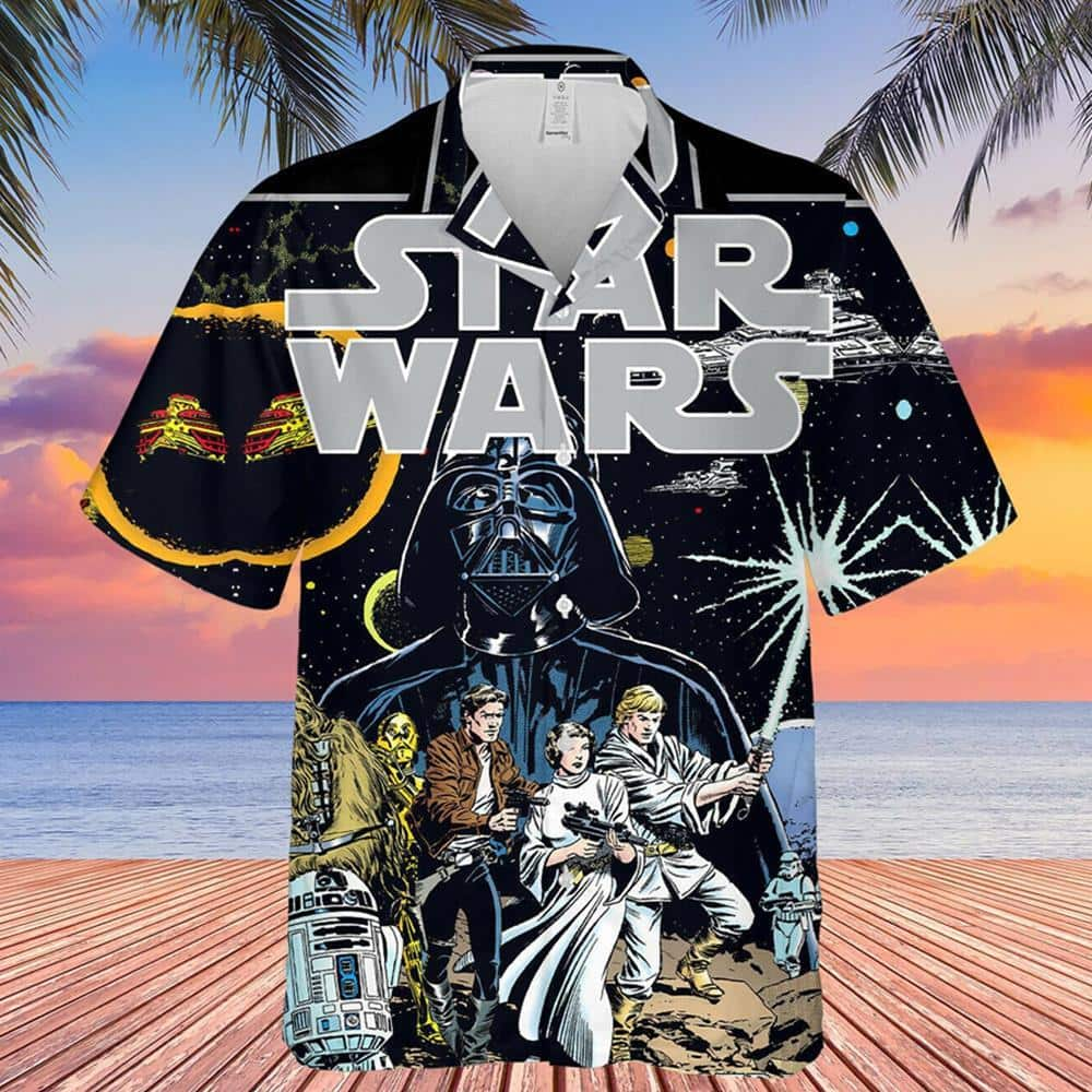 Summer Aloha Darth Vader Hawaiian Shirt Gift For Star Wars Fans