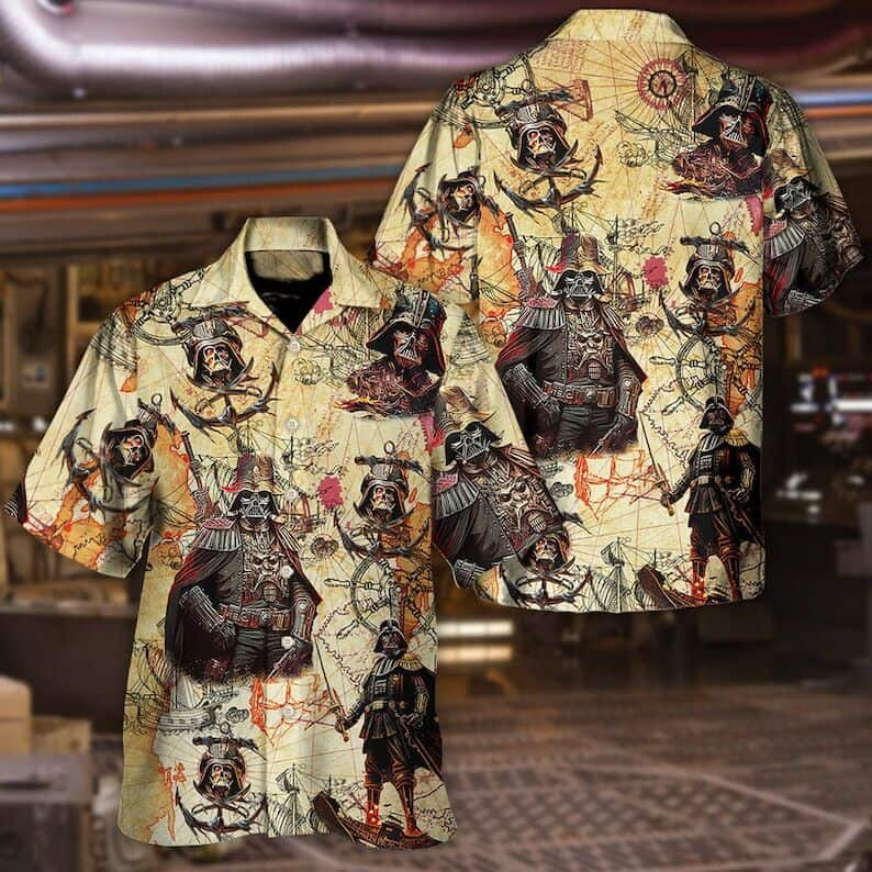 Star Wars Darth Vader Pirates Hawaiian Shirt Beach Gift For Friend