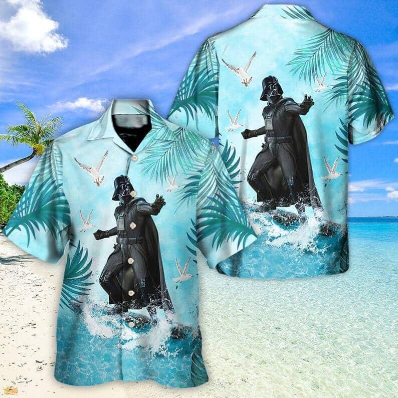 Summer Aloha Star Wars Darth Vader Surfing Hawaiian Shirt Beach Gift For Friend