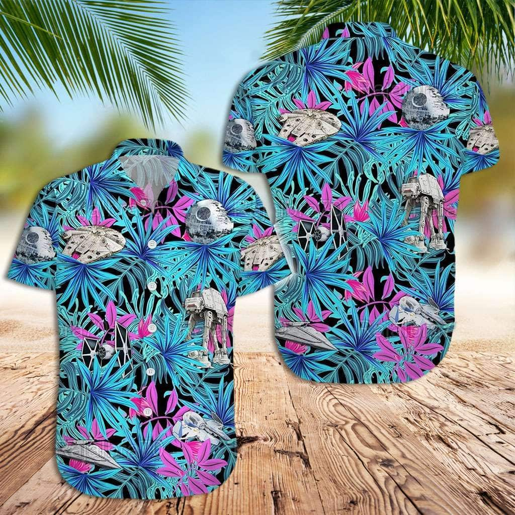 Summer Aloha Star Wars Hawaiian Shirt Tropical Leaves Beach Gift For Friend