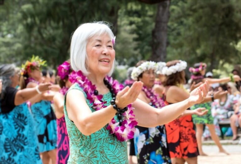 Honolulu, Hawaii, USA, 01.May. 2018: The 91st annual Lei day celebration at Kapiolani Park to celebrate the spirit of giving and receiving Lei, symbolizing welcome and hospitality. Honolulu, Hawaii, USA, 01.May. 2018: The 91st annual Lei day celebration at Kapiolani Park to celebrate the spirit of giving and receiving Lei, symbolizing welcome and hospitality.