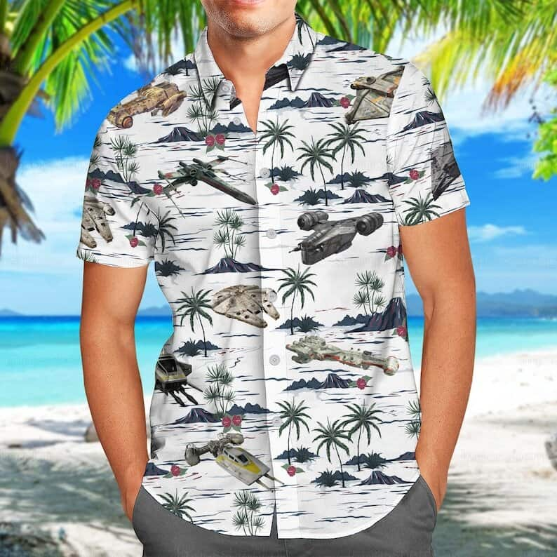 Summer Aloha Star Wars Hawaiian Shirt Island Pattern