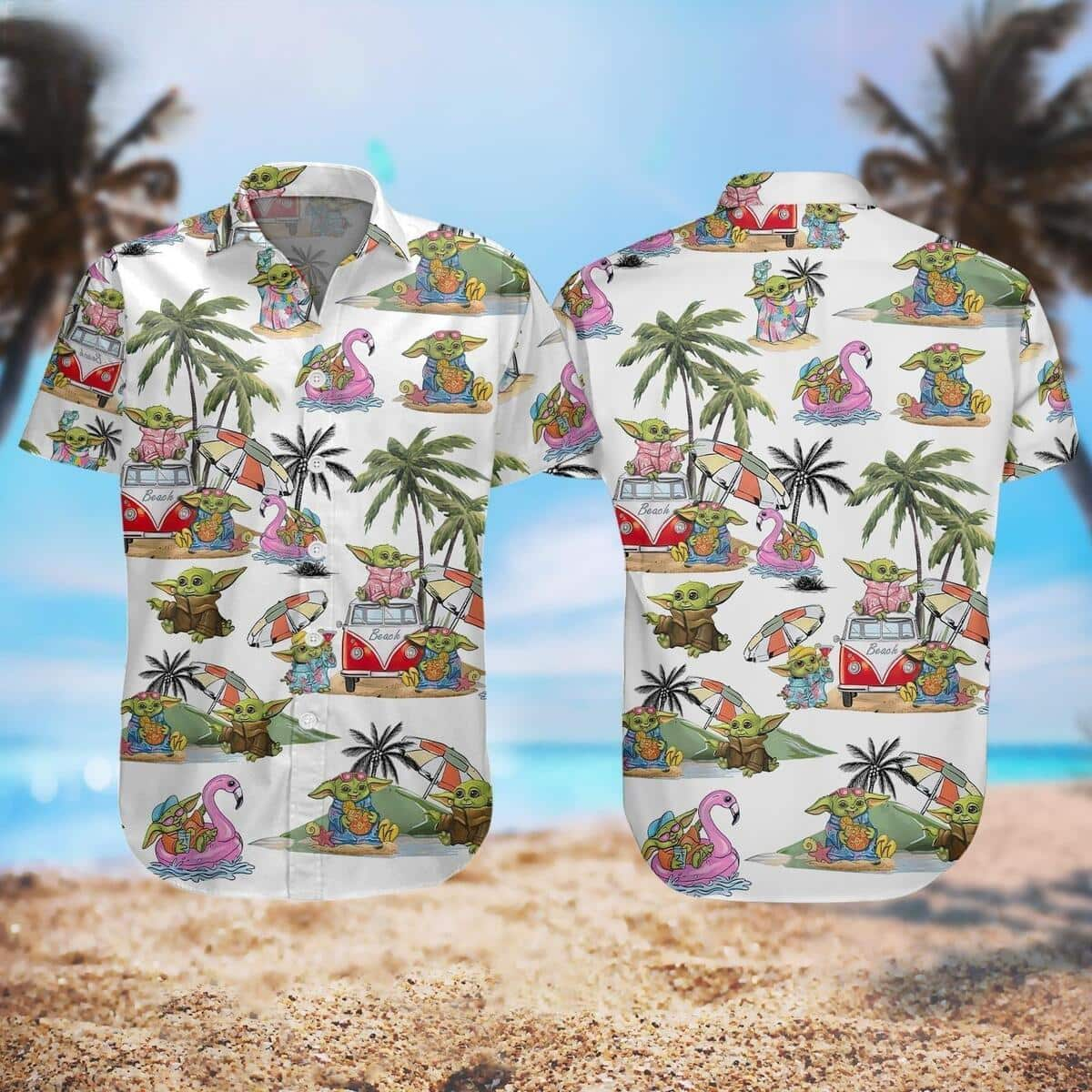 Cool Baby Yoda Star Wars Hawaiian Shirt Summer Beach Gift