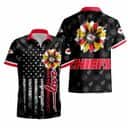 Black Aloha NFL Kansas City Chiefs Hawaiian Shirt Sunflower Stripe Pattern Beach Gift Black Aloha NFL Kansas City Chiefs Hawaiian Shirt Sunflower Stripe Pattern Beach Gift