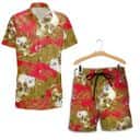 Aloha NFL Kansas City Chiefs Skull And Tropical Leaves Hawaiian Shirt