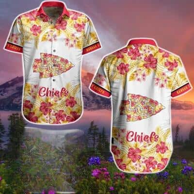 Summer Aloha NFL Kansas City Chiefs Hawaiian Shirt Beach Lovers Gift