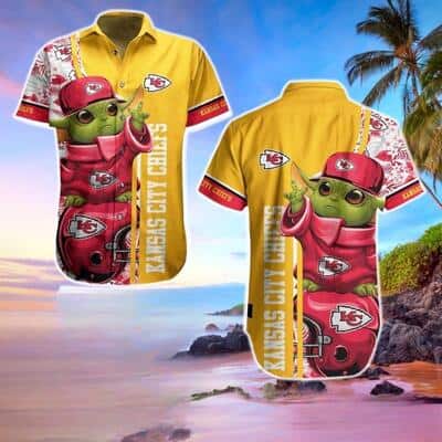 Summer Aloha Baby Yoda NFL Kansas City Chiefs Hawaiian Shirt Best Beach Gift