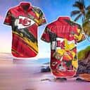 Bart Simpson NFL Kansas City Chiefs Hawaiian Shirt Gift For Football Fans