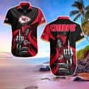 Aloha Horror Skull NFL Kansas City Chiefs Hawaiian Shirt Aloha Horror Skull NFL Kansas City Chiefs Hawaiian Shirt