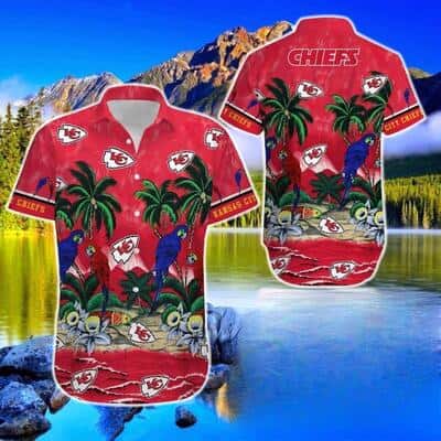 Parrot Aloha NFL Kansas City Chiefs Hawaiian Shirt Beach Vacation Gift