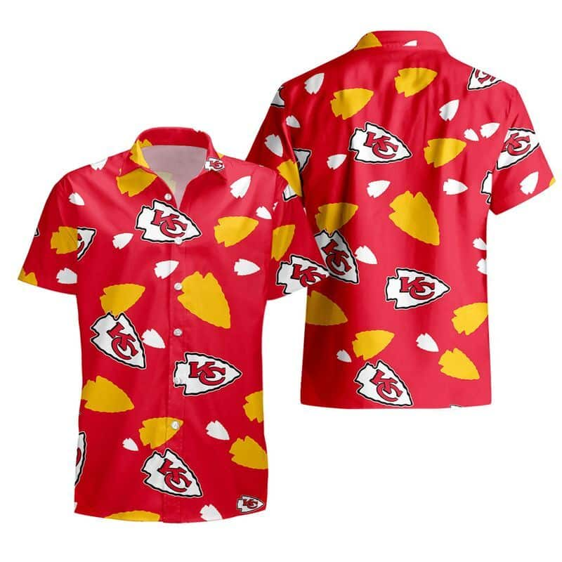 Kansas City Chiefs NFL Hawaiian Shirt Red Aloha Best Beach Gift