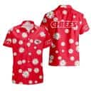 Red Aloha NFL Kansas City Chiefs Hawaiian Shirt Daisy Pattern Red Aloha NFL Kansas City Chiefs Hawaiian Shirt Daisy Pattern