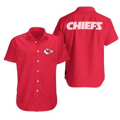 Red Aloha NFL Kansas City Chiefs Hawaiian Shirt Gift For Football Fans