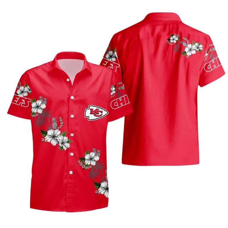 NFL Kansas City Chiefs Hawaiian Shirt Red Aloha NFL Kansas City Chiefs Hawaiian Shirt Red Aloha