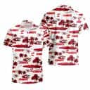 NFL Kansas City Chiefs Hawaiian Shirt Coconut Tree Pattern Summer Aloha NFL Kansas City Chiefs Hawaiian Shirt Coconut Tree Pattern Summer Aloha