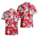 Red Aloha NFL Kansas City Chiefs Hawaiian Shirt Tropical Pattern Red Aloha NFL Kansas City Chiefs Hawaiian Shirt Tropical Pattern