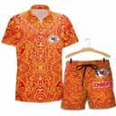 NFL Kansas City Chiefs Hawaiian Shirt Tribal Pattern Gift For Football Fans NFL Kansas City Chiefs Hawaiian Shirt Tribal Pattern Gift For Football Fans