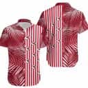 Summer Aloha NFL Kansas City Chiefs Hawaiian Shirt Palm Leaves and Stripes Pattern Summer Aloha NFL Kansas City Chiefs Hawaiian Shirt Palm Leaves and Stripes Pattern
