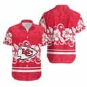 NFL Kansas City Chiefs Hawaiian Shirt Hibiscus Flowers Beach Lovers Gift NFL Kansas City Chiefs Hawaiian Shirt Hibiscus Flowers Beach Lovers Gift