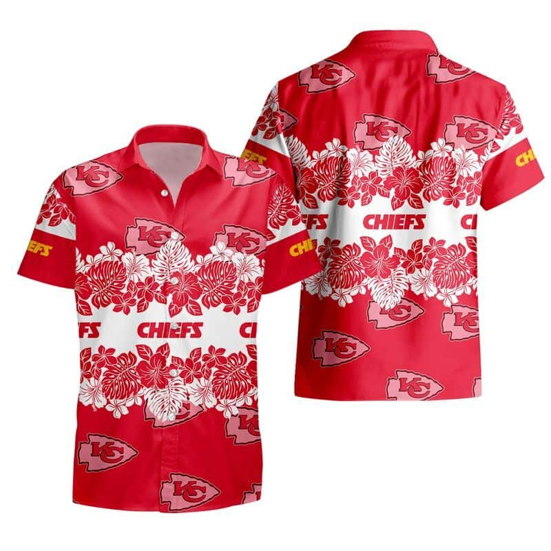 Summer Aloha NFL Kansas City Chiefs Hawaiian Shirt Tropical Pattern