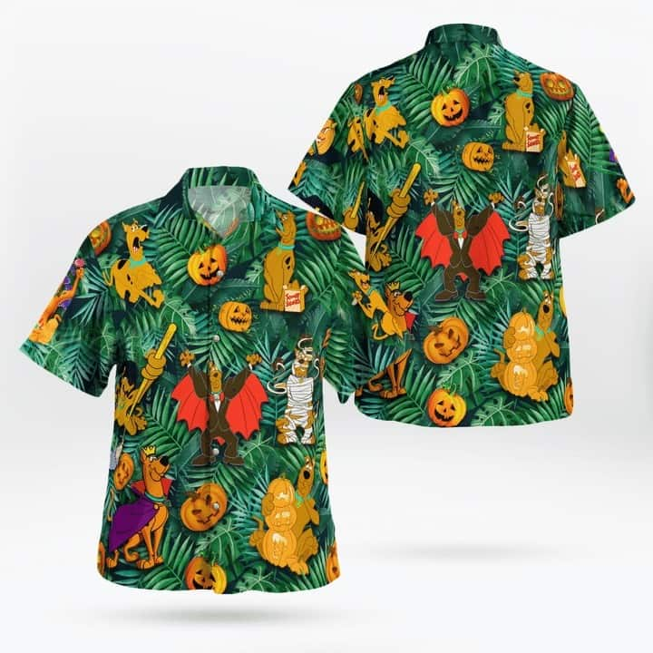 Aloha Scooby Doo Hawaiian Shirt Halloween Gift For Beach Trip