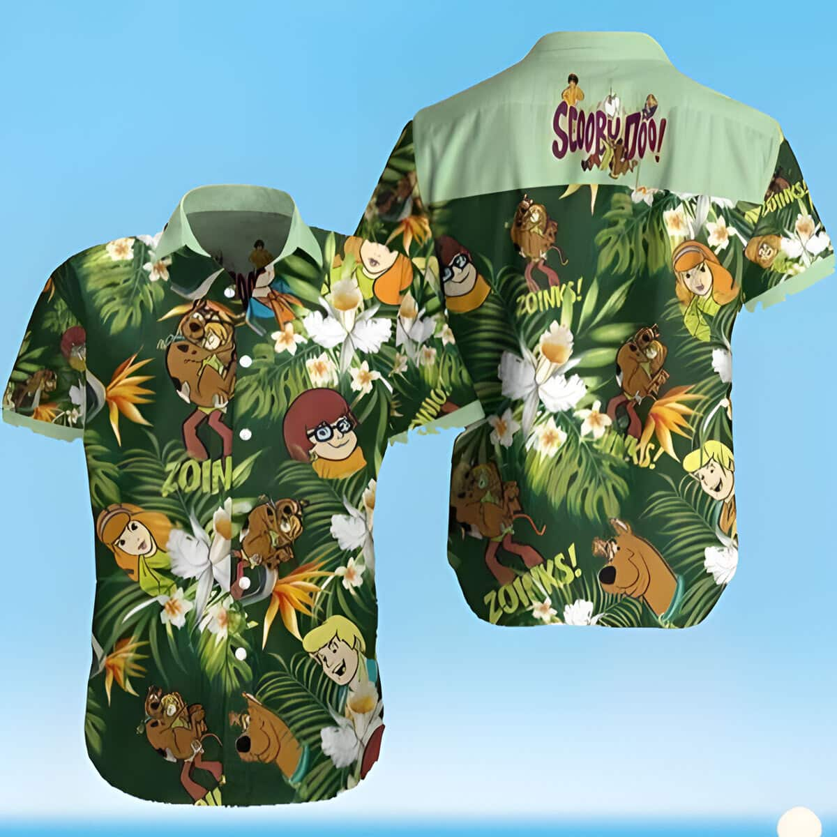 Summer Aloha Scooby Doo Zoinks Hawaiian Shirt Practical Beach Gift