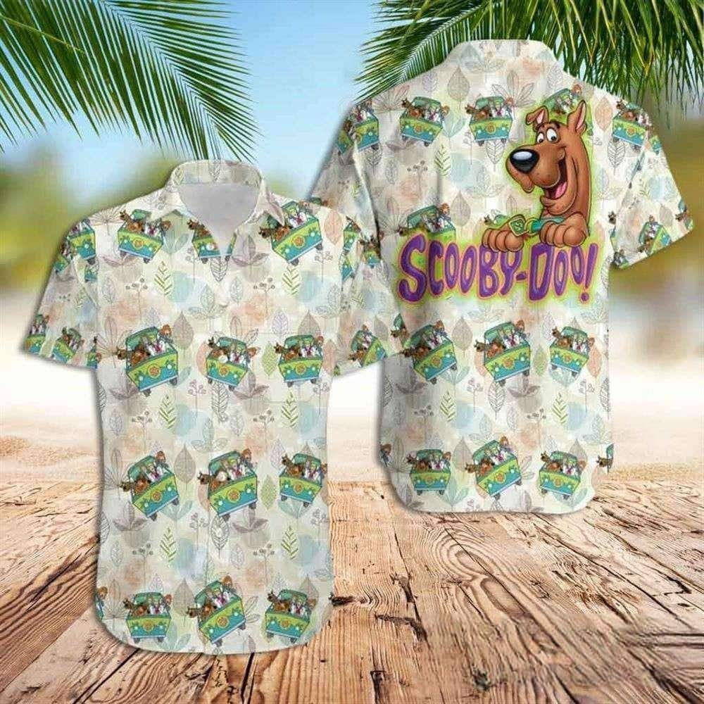 Beach Aloha Scooby Doo Hawaiian Shirt Cars Pattern Beach Gift For Dad