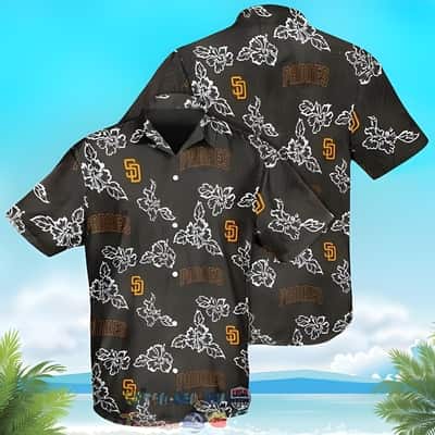 Dark MLB San Diego Padres Hawaiian Shirt Tropical Leaves Best Beach Gift Dark MLB San Diego Padres Hawaiian Shirt Tropical Leaves Best Beach Gift