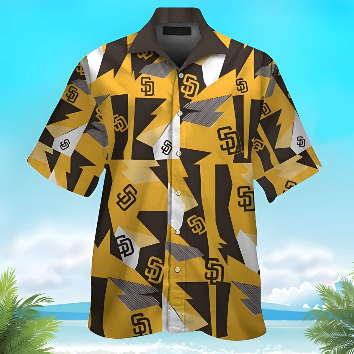 MLB San Diego Padres Hawaiian Shirt Special Blocks Baseball Gift For Adults