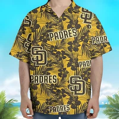 Classic Yellow Aloha MLB San Diego Padres Hawaiian Shirt Tropical Flower Pattern Classic Yellow Aloha MLB San Diego Padres Hawaiian Shirt Tropical Flower Pattern